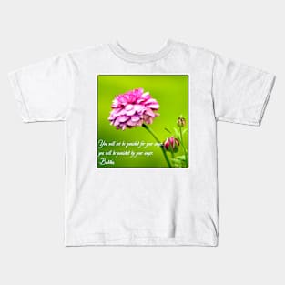 Quote on Anger. Kids T-Shirt